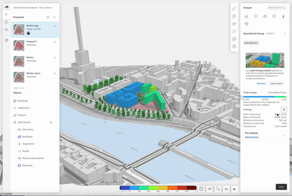 BIM+ESE | Autodesk Forma 基于BIM快速能耗分析功能简介